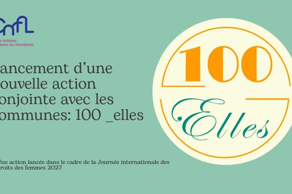 Lancement d’une nouvelle action conjointe avec les communes: 100_Elles